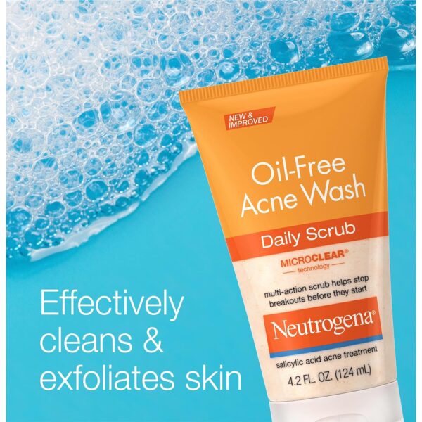 Neutrogena Oil-Free Acne Face Wash with 2% Salicylic Acid, D...