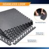 Marcy EVA Foam Interlocking Flooring Mat High Density Non-Sl...