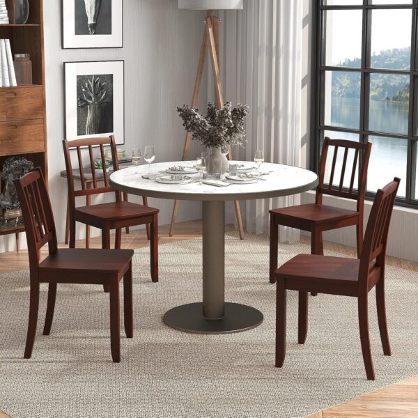 Giantex Farmhouse Dining Chairs Set of 2, Modern Kitchen Cha...