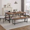 YITAHOME 70.8" Large Kitchen Dining Room Table for 6-8 Peopl...