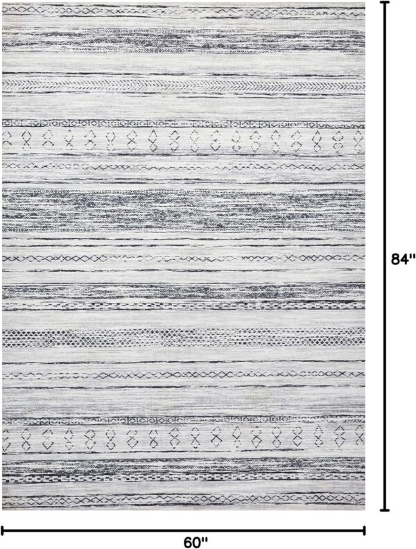 Tortania Area Rug Living Room Rugs - 5x7 Washable Large Soft...