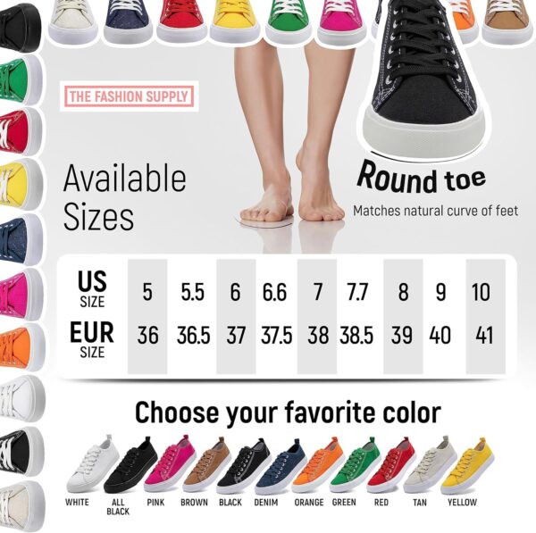 Canvas Shoes for Women Casual Low Top Sneakers Fashion Women...