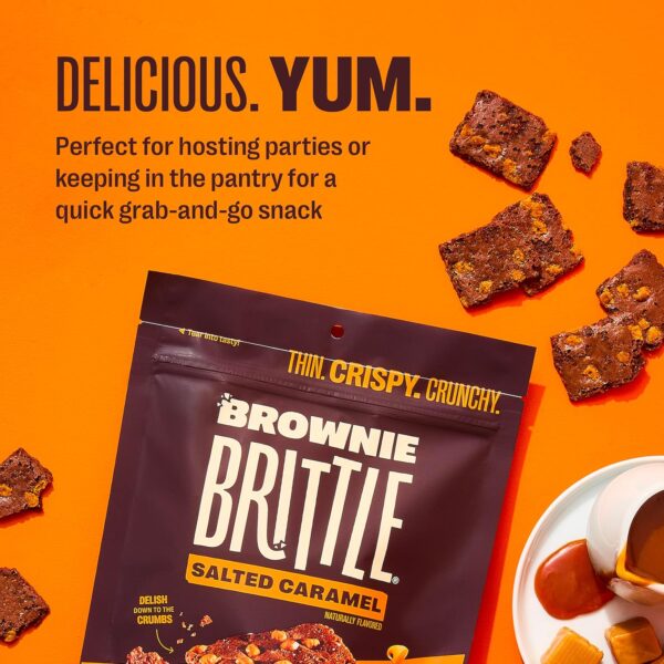 Brownie Brittle – Chocolate Chip & Salted Caramel Thin and C...