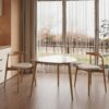 Acanva Modern Small Triangle Dining Room Table for Kitchen C...