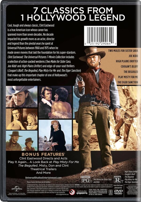Clint Eastwood: The Universal Pictures 7-Movie Collection [D...