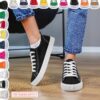 Canvas Shoes for Women Casual Low Top Sneakers Fashion Women...