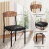 Round Dining Table Set for 4, Kitchen Table and Chairs for 4...