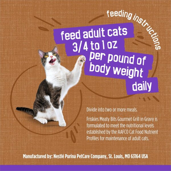 Purina Friskies Wet Cat Food, Meaty Bits Gourmet Grill in Gr...