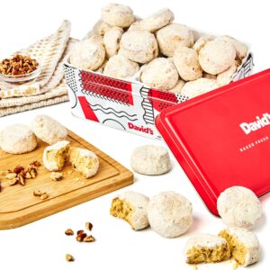David's Cookies Butter Pecan Meltaways Sweet Sampler Tin - B...