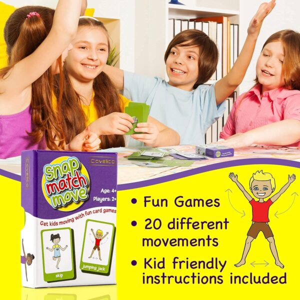 Exercise Cards for Kids - Kids Exercise Equipment for Indoor...