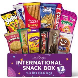Eastanbul International Snack Box, Premium 12 Full-Size Fore...