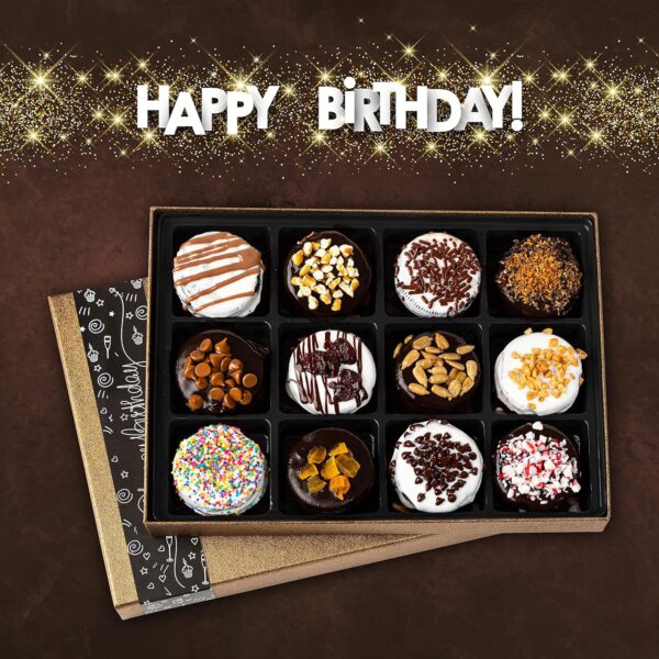Barnetts Happy Birthday Gifts Chocolate Cookies Basket for W...