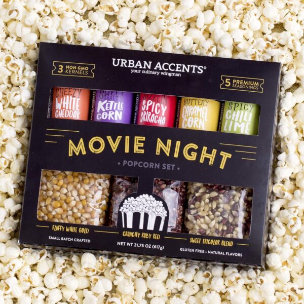 Urban Accents MOVIE NIGHT Popcorn Kernels and Popcorn Season...