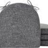 Chair Cushions for Dining Chairs with Ties and Removable Cov...