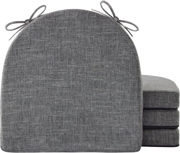 Chair Cushions for Dining Chairs with Ties and Removable Cov...
