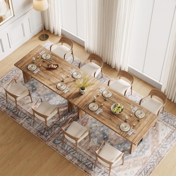LITTLE TREE 71-Inch Dining Table, Rectangular Wooden Kitchen...