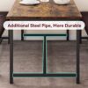 IDEALHOUSE Dining Table Set for 4, Kitchen Table with Uphols...