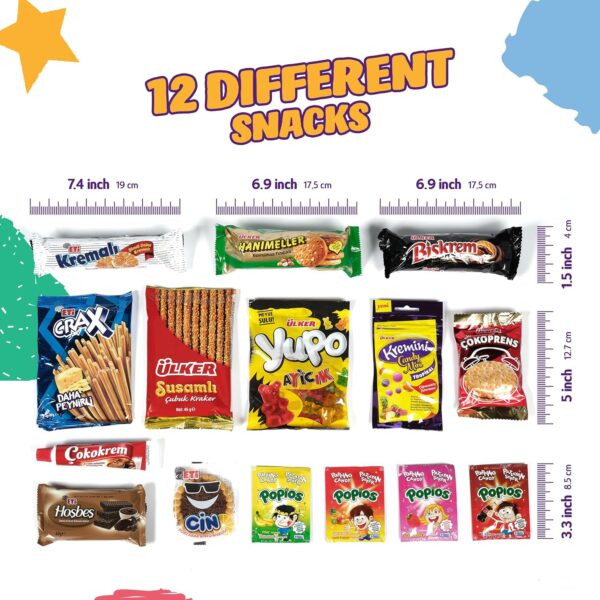 Eastanbul International Snack Box, Premium 12 Full-Size Fore...
