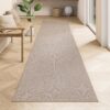 SONGMICS HOME Runner Rug 2.5x10 ft, Washable Area Rug for Li...