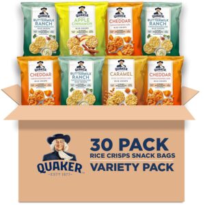 Quaker Rice Crisps, Gluten Free, 4 Flavor Sweet and Savory V...