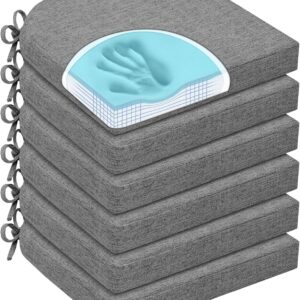 Chair Cushions for Dining Chairs, Non Slip Chair Pads with T...