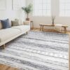 Tortania Area Rug Living Room Rugs - 5x7 Washable Large Soft...