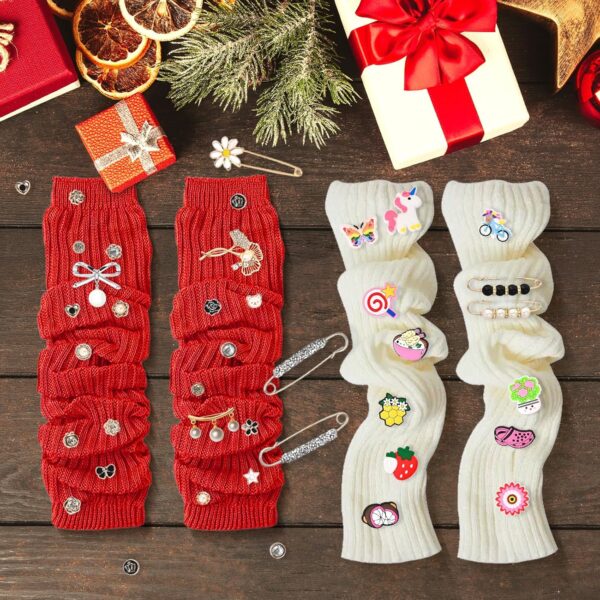 Sock Charms for Socks for Women, 41 PCS Junk Socks Charms Ki...