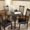 Signature Design by Ashley Hammis Round Dining Room Drop Lea...