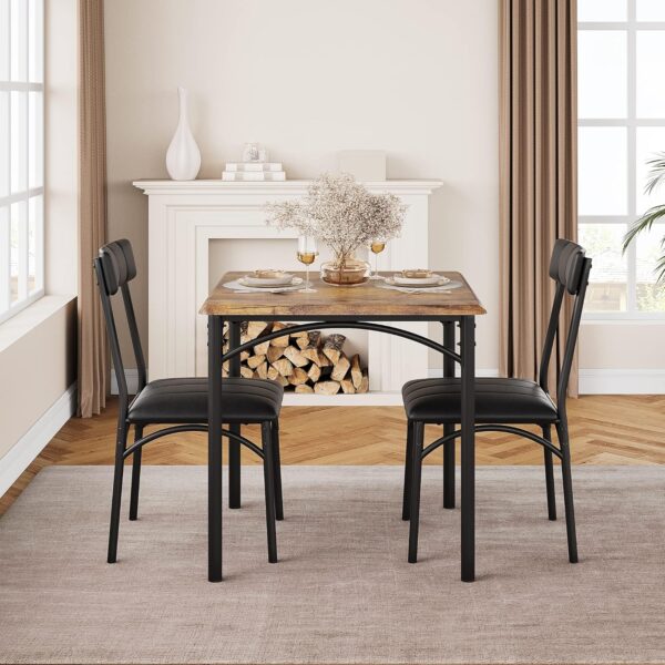 GAOMON Dining Table Set for 2, Kitchen Table and Chairs for ...