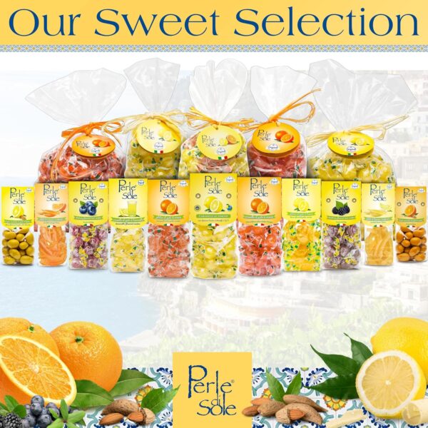 Perle di Sole Italian Lemon Drops Hard Candy Individually Wr...