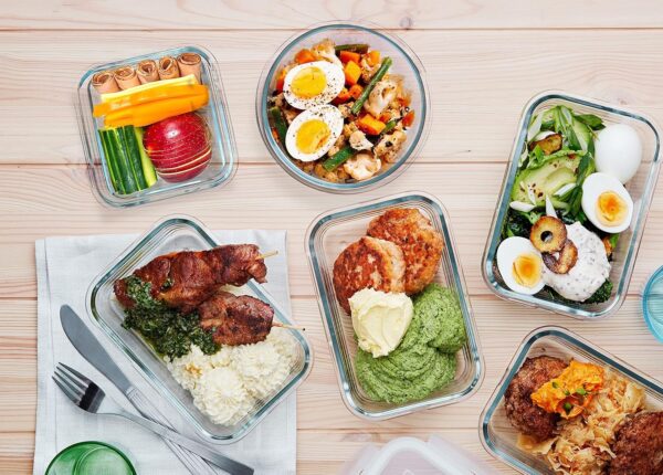 M MCIRCO 30 Pieces Glass Food Storage Containers with Snap L...