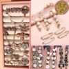 Rozecollin Shoe Charms for Sambas Socks Safety Pin Brooch,72...