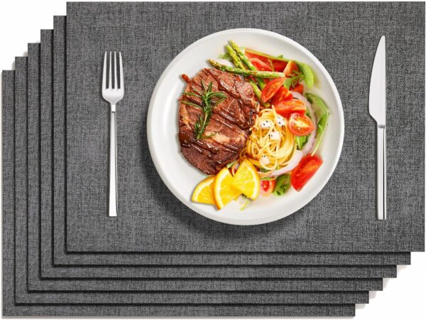 DOLOPL Placemats Set of 6 – Elegant Double Side Washable Pla...