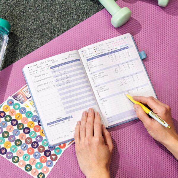Clever Fox Fitness & Food Journal – Nutrition & Workout Plan...