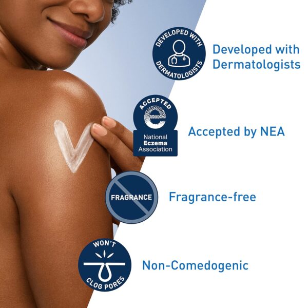 CeraVe Moisturizing Cream, Body and Face Moisturizer for Dry...