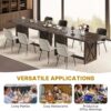 YITAHOME 70.8" Large Farmhouse Dining Table for 6 to 8 Peopl...