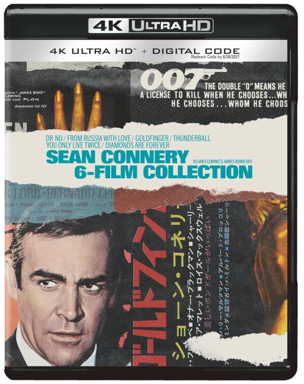 007: James Bond - Sean Connery 6-Film Collection (4K Ultra H...