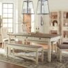 Signature Design by Ashley Bolanburg Farmhouse Dining Table ...