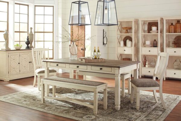 Signature Design by Ashley Bolanburg Farmhouse Dining Table ...