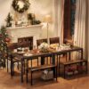 Shahoo Kitchen Table and 2 Chairs for 4 with Bench, 4 Piece ...