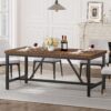 YITAHOME 70.8" Large Kitchen Dining Room Table for 6-8 Peopl...