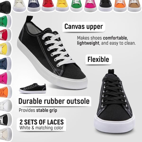 Canvas Shoes for Women Casual Low Top Sneakers Fashion Women...