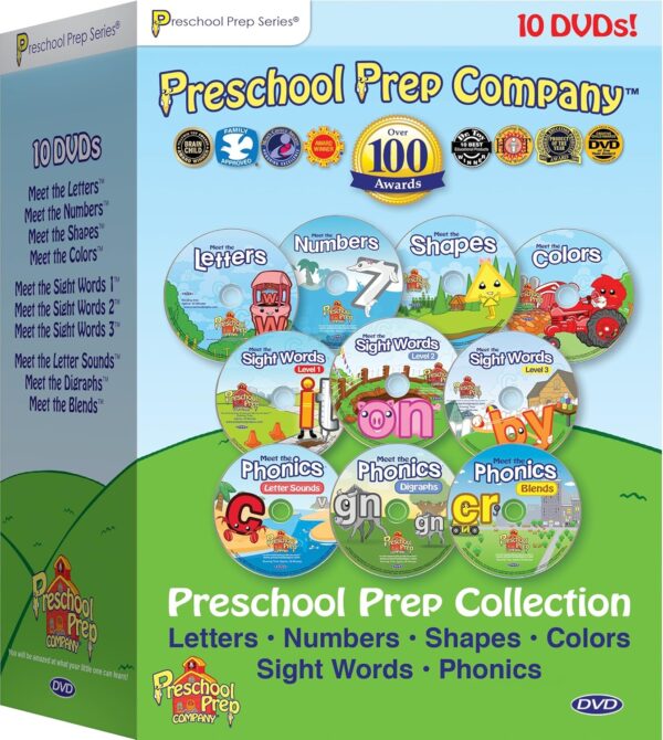 Preschool Prep Series Collection - 10 DVD Boxed Set (Meet th...