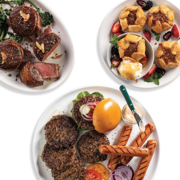 Omaha Steaks Deluxe Gift Package (4 Bacon-Wrapped Filet Mign...