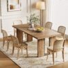 LITTLE TREE 71-Inch Dining Table, Rectangular Wooden Kitchen...
