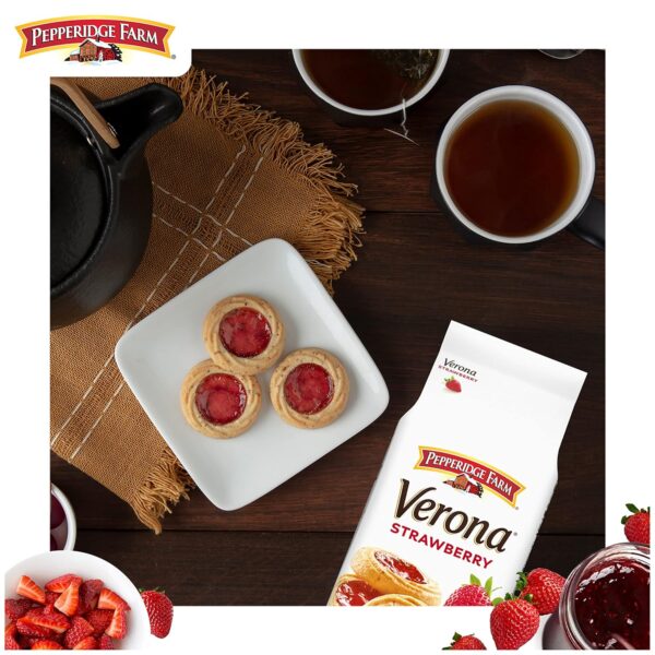 Pepperidge Farm Verona Strawberry Thumbprint Cookies, 6.75 O...