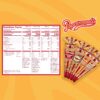 Popcornopolis Gourmet Popcorn Cone Variety Pack – Zebra, Che...