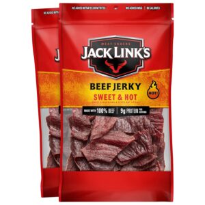 Jack Link's Beef Jerky, Sweet & Hot, Large Jerky Bags - Flav...