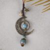 MINACHI Vintage Bohemian Hippie Ceramic Beads Crescent Moon ...