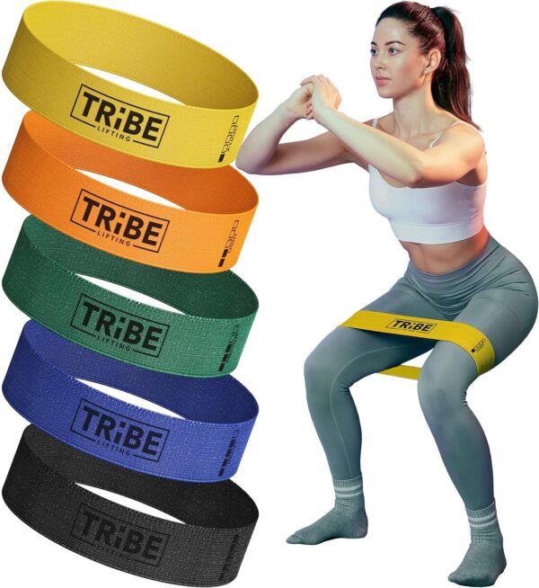 Fabric Resistance Bands for Working Out - Booty Bands for Wo...